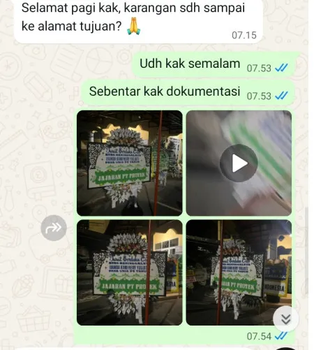 Pengiriman Papan Bunga Selamat Kedaung Kali Angke