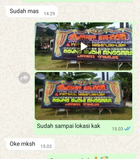 Pengiriman Papan Bunga Kedaung Kali Angke