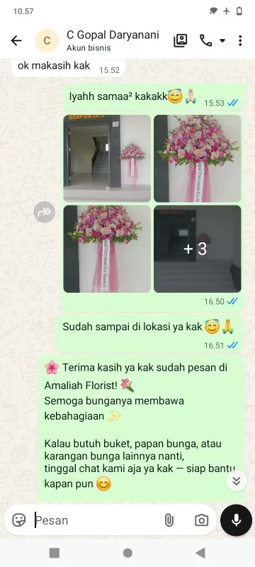 Pengiriman Karangan Bunga Kedaung Kali Angke