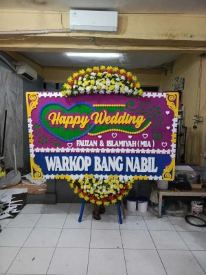 Papan Bunga di Kedaung Kali Angke