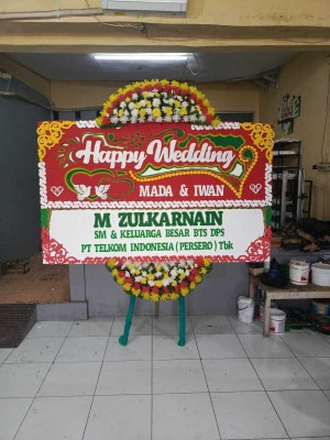 Papan Bunga di Kedaung Kali Angke