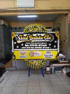 Papan Bunga di Kedaung Kali Angke