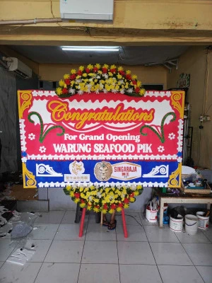 Papan Bunga di Kedaung Kali Angke