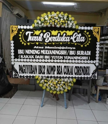 Papan Bunga di Kedaung Kali Angke