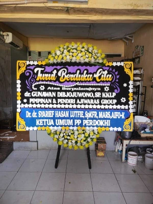 Papan Bunga di Kedaung Kali Angke